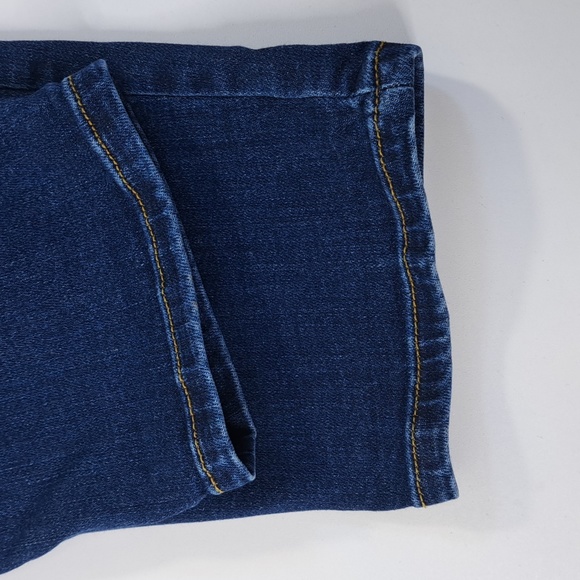 Jude Blue Slim Fit Dark Wash Distressed Blue Jeans Size 15/32 - Picture 11 of 17